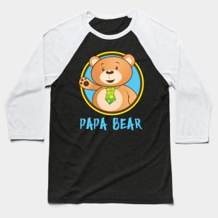 Papa Bear' Cute Papa Bear Couple Baseball T-Shirt